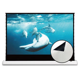 VIVIDSTORM S White Cinema Motorized Tension Floor Rising Projector screen - VIVIDSTORM